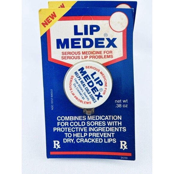 Lot Of 12 Vintage Blistex Lip Medex Rx Balm Tin - Medicated- 1986 - NOS - Picture 16 of 16